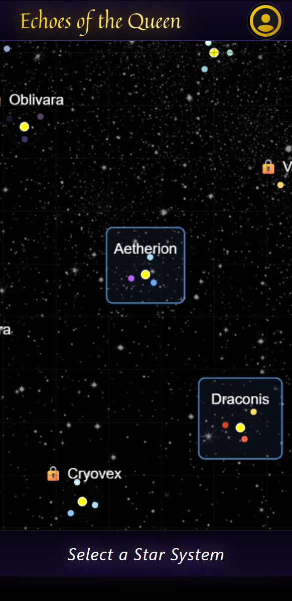 Galaxy map view